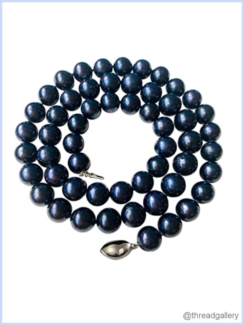 Cultured Freshwater Pearl Strand Necklace 925 Sterling Silver